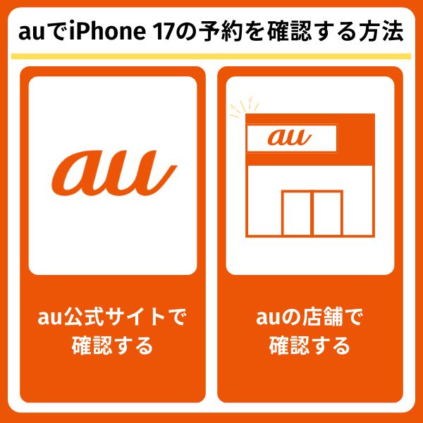 auでiPhone 17を予約する方法5