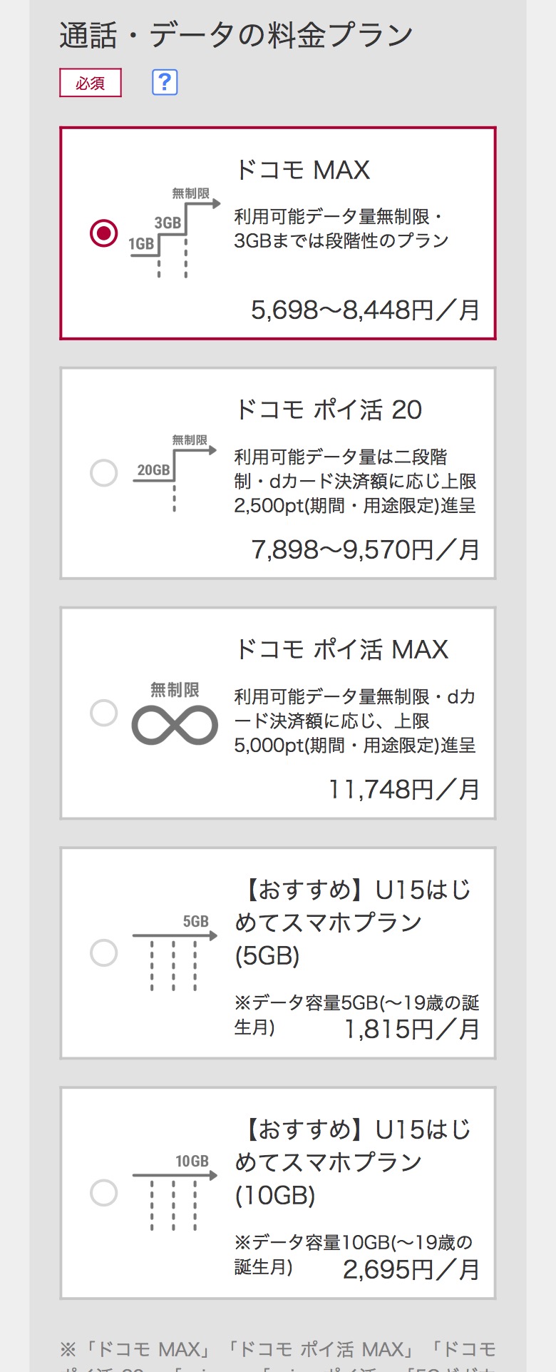 アイフォン17の予約方法 docomo Step6-2